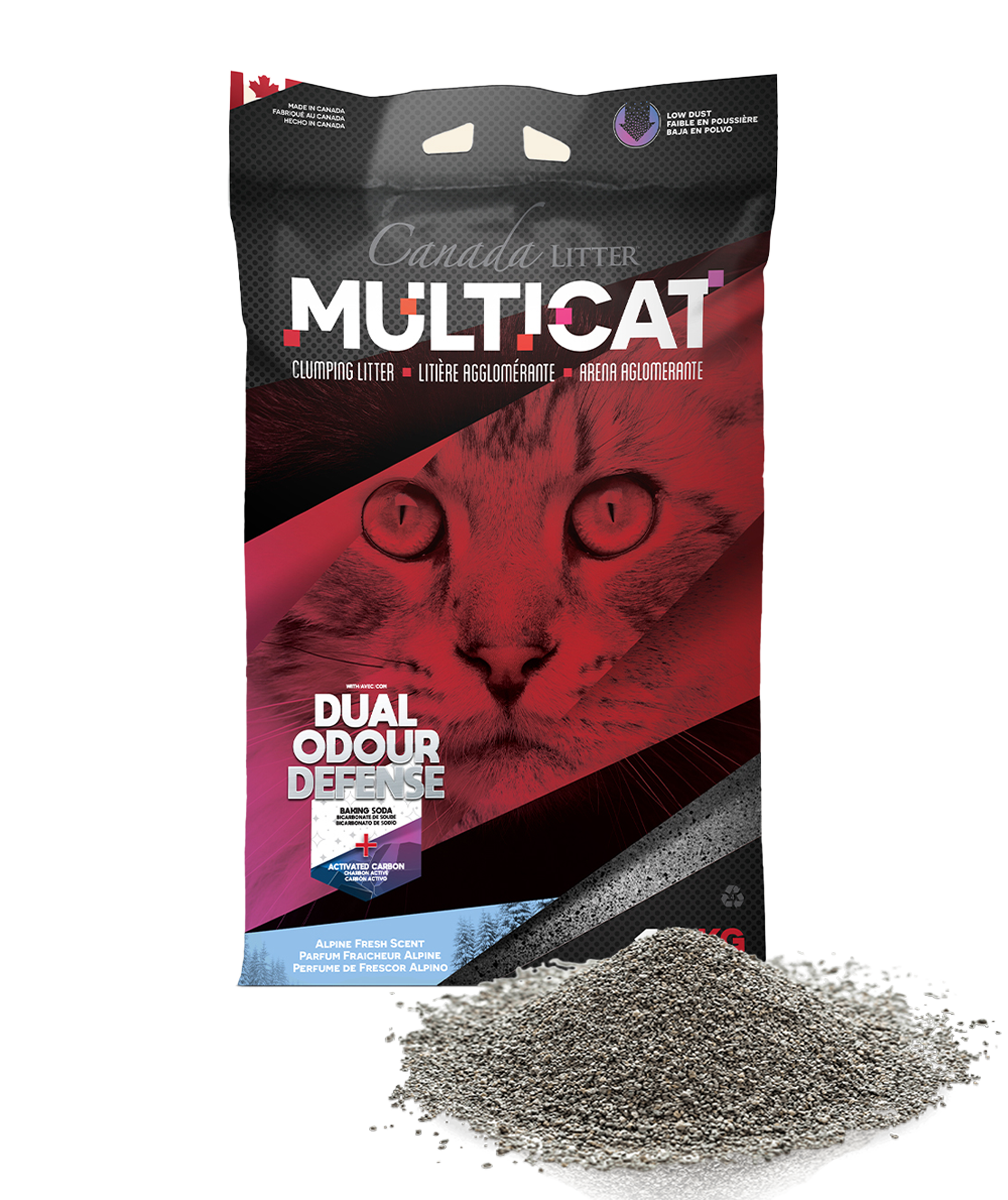 CANADA LITTER MULTICAT 18 KG CLUMPING Dual Odor Defense