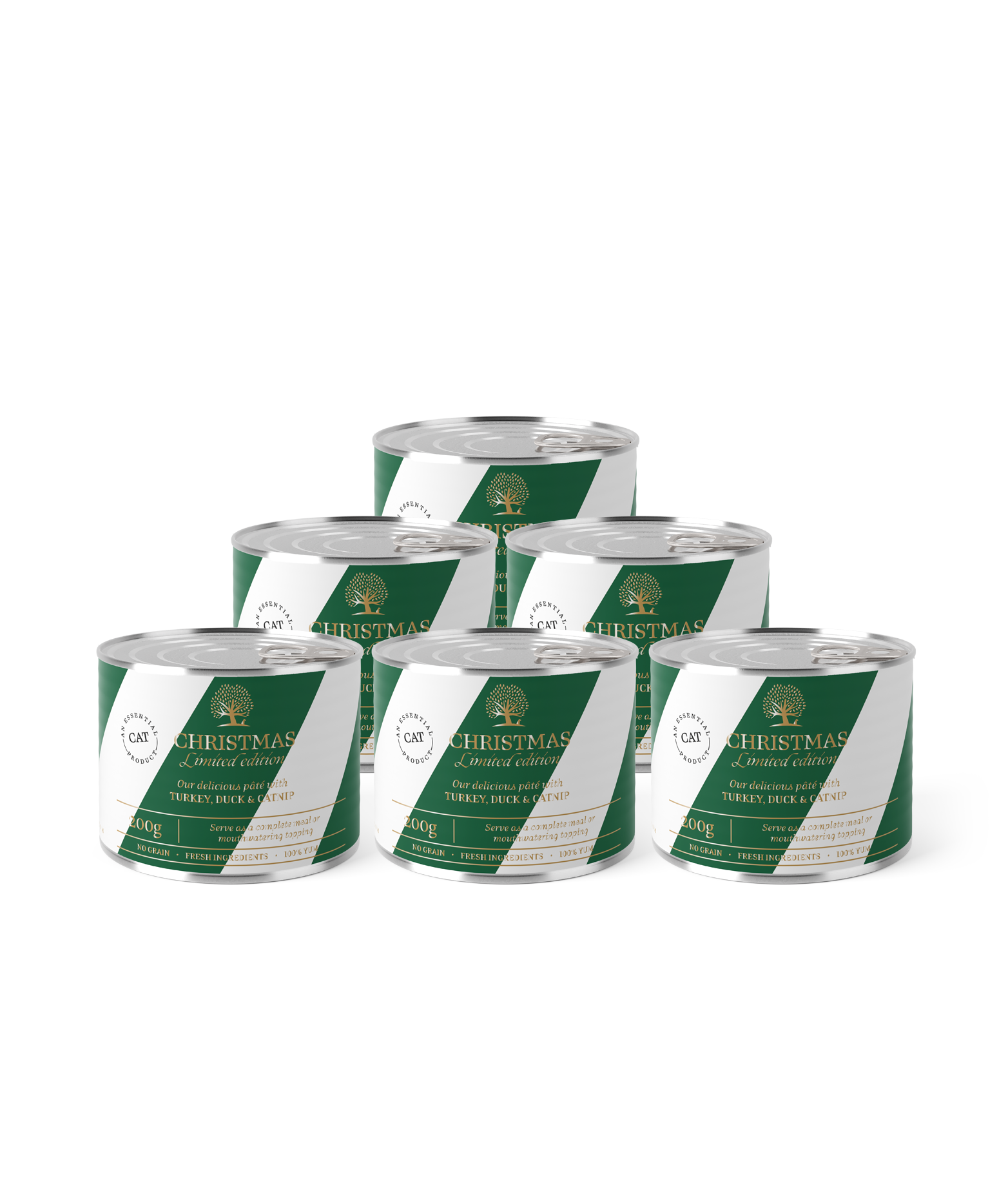 CHRISTMAS CAT PÂTÉ LIMITED EDITION 200G x 6