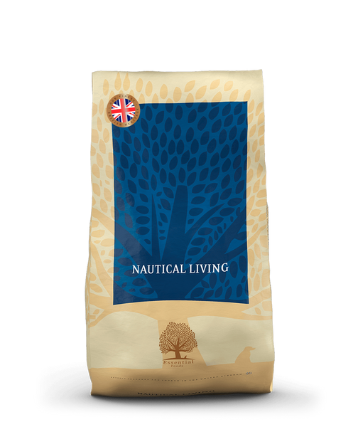 ESSENTIAL NAUTICAL LIVING ドッグフード 2袋 ESSENTIAL FOODS NAUTICAL LIVING – Grain‑Free Fish Dog Food